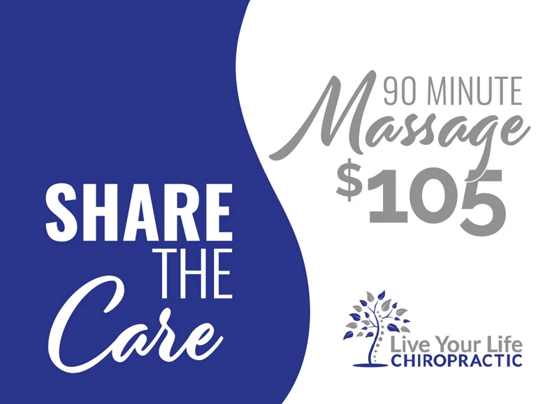 Chiropractic Erie CO 90 Minutes Massage Gift Certificate