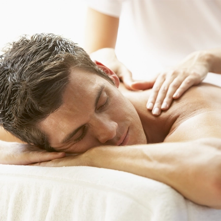 Chiropractic Frederick CO Man Receiving Massage